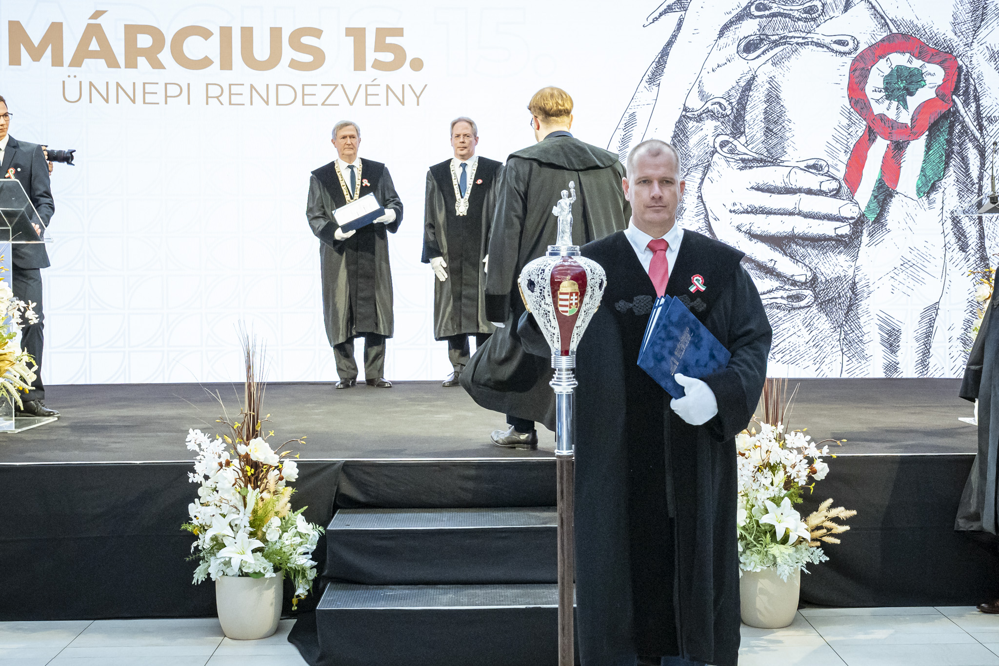 Doctoral gallery: The ceremony was completed by the conferral of doctoral degrees (Photo: András Adorján, Gergely Nagy / Széchenyi István University)
